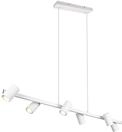 Trio Leuchten Pendelleuchte Marley 302400631, Metall Wei&szlig; matt, exkl. 6x GU10