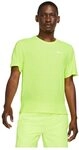 Nike Herren T-Shirt Df Miler Top Ss, Volt/Reflective Silv, CU5992-702, L