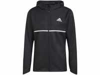 Adidas Men's OWN The Run JKT Jacket, Black/Reflective Silver, S