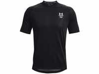 Under Armour Unisex Armourprint T Shirt, 001 Black, S EU