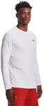 Under Armour CG Armour Fitted Crew, lang&auml;rmliges atmungsaktives Funktionsshirt,