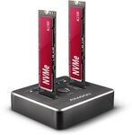 Stacja dokuj&Auml;&hellip;ca Axagon AXAGON ADSA-M2C NVMe Clone DUAL SSD Dock Station