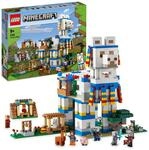 LEGO 21188 Minecraft Das Lamadorf, Spielzeug-Haus mit Dorfbewohnern, Lama und