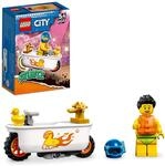 LEGO 60333 City Stuntz Badewannen-Stuntbike, Set mit Motorrad und Minifigur,