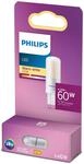 Philips LED Lampe 60W, G9, warmwei脽 (2700 Kelvin), 570 Lumen, Wei&szlig;