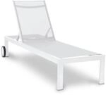 acamp Sonnenliege mit Rollen Rimini | Optimaler Komfort durch verstellbare