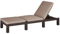 Allibert by Keter Daytona Deluxe Sonnenliege f&uuml;r Garten, Terrasse & Balkon mit
