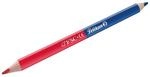 Pelikan Silbentrennstift rot/blau, dicker Dreikant-Stift zum Schreibenlernen, weiche