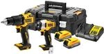 DEWALT Akku Set DCD709+DCF809 | DCK2062E2T-QW, Black