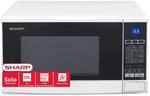 Sharp R-270W Solo-Mikrowelle, 20 L, 800 W, 10 Leistungsstufen, 8...