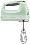 KitchenAid Handmixer 9 Stufen, 85W leiser DC-Motor mit Sanftanlauf, 6...
