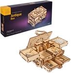 UGEARS Schatulle 3D Modellbausatz Holztruhe-3D Holzbausatz Schatzkiste-3D Puzzle