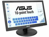 ASUS VT168HR - 15,6 Zoll HD Touch Monitor - 10 Punkt Multi-Touch, Flimmerfrei,