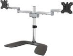 StarTech.com Monitorhalterung f&uuml;r zwei Monitore - Ergonomisches Monitorstand f&uuml;r