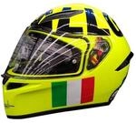 AGV Unisex-Adult K1 E2205 TOP Doppel D-R&uuml;ckhaltesystem, Gelb/Blau/Rot, S (55)