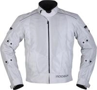 Modeka Veo Air Motorrad Textiljacke, hellgrau, M