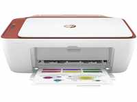 HP DeskJet 2723e All-in-One-Drucker, Weiß und Rot