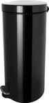 helit H2404395 - Silberionen-Tretabfallbeh&auml;lter, &bdquo;the knight, 30 Liter, schwarz