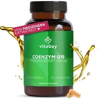 Vitabay Coenzym Q10 Ubiquinon 200 mg &ndash; 120 vegane Kapseln &ndash; CoQ10...