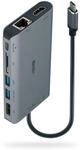 LINDY 43323 USB 3.2 Typ C Laptop Mini Dock - 4K HDMI & DP, PD 3.0 100W, USB 3.2,