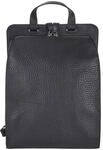 VOi Damen Leder Rucksack 21902 Betty: Farbe: Schwarz
