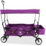 FUXLIFE Bollerwagen FX-CT350 Purpur &bull; Faltbarer Handwagen f&uuml;r Kinder & Gep&auml;ck &bull;