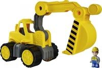 BIG-Power-Worker Bagger + Figur - Spielzeug Auto ideal f&uuml;r Unterwegs, Reifen aus