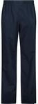 CMP - Herren-Regenhose mit durchgehenden seitlichen Rei&szlig;verschl&uuml;ssen, Schwarz Blau,
