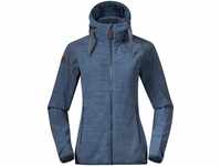 Bergans Hareid Fleece W Jacket NoHood - Orion Blue - L