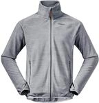 Bergans Hareid Fleece Jacket NoHood - Aluminium - L