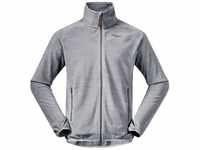 Bergans Hareid Fleece Jacket NoHood - Aluminium - L