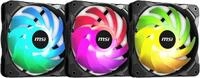 MSI MAX F12A-3 120 mm Geh&auml;use L&uuml;fter (3 x 120 mm L&uuml;fter, 3er Pack, schwarz, ARGB),