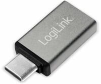 LogiLink AU0042 USB-C Stecker (USB 3.2 Gen1) Adapter auf USB-A (USB 3.0) Buchse,