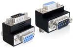 Adapter, Sub-D 9pin Stecker an Buchse, 270&deg; gewinkelt, Delock&reg; [65267]