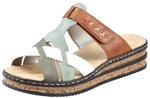Rieker Damen 62989 Pantoletten, Bunt, 42 EU