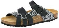 Lico BIOLINE LADY SOFT Damen Pantoletten, Schwarz/ Wei&szlig;, 42 EU