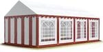 TOOLPORT Party-Zelt Festzelt 4x8 m Garten-Pavillon -Zelt PVC Plane 700 N in...