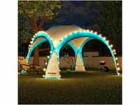 Swing & Harmonie LED Event Pavillon 3,6 x 3,6m DomeShelter Garten Pavillion...