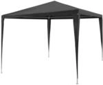 vidaXL Partyzelt 3x3m PE Anthrazit Gartenzelt Garten Pavillon Festzelt Zelt