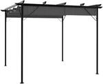 vidaXL Pergola mit Ausziehbarem Dach Pavillon Sonnenschutz Gartenpavillon