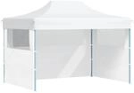 vidaXL Profi Partyzelt Faltbar mit 3 Seitenw&auml;nden Wasserbest&auml;ndig Pavillon...