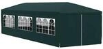 vidaXL Partyzelt 3x9 m Gr&uuml;n Pavillon Gartenzelt Bierzelt Gartenpavillon Zelt