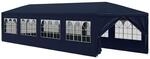 vidaXL Gartenzelt 3x12m Blau Partyzelt Pavillon Festzelt Zelt Gartenpavillon