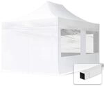TOOLPORT 3x4,5m Faltpavillon Pavillon Partyzelt Gazebo Stahl 30mm, 4 Seitenteile,