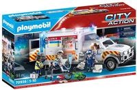 PLAYMOBIL City Action 70936 Rettungs-Fahrzeug: US Ambulance mit abnehmbarem...