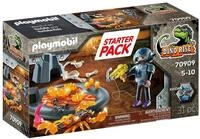 PLAYMOBIL Dino Rise 70909 Starter Pack Kampf gegen den Feuerskorpion, Spielzeug...