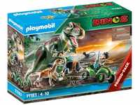 PLAYMOBIL Dinos 71183 T-Rex Angriff, Spielzeug für Kinder ab 4 Jahren