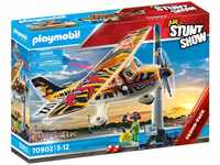PLAYMOBIL Air Stuntshow 70902 Air Stuntshow Propeller-Flugzeug Tiger mit beweglichem