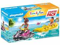 PLAYMOBIL Family Fun 70906 Starter Pack Wasserscooter mit Bananenboot,...