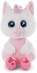 NICI 47188 Glubschis Einhorn Milky-Fee 45cm Pl&uuml;sch Kuscheltier Schlenker, Wei&szlig;/Pink